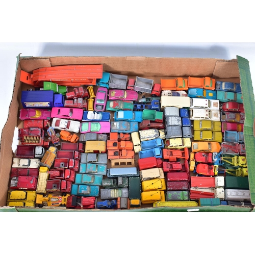 116 - A QUANTITY OF UNBOXED AND ASSORTED MAINLY MATCHBOX 1-75 SERIES MODELS, playworn condition, includes ... 