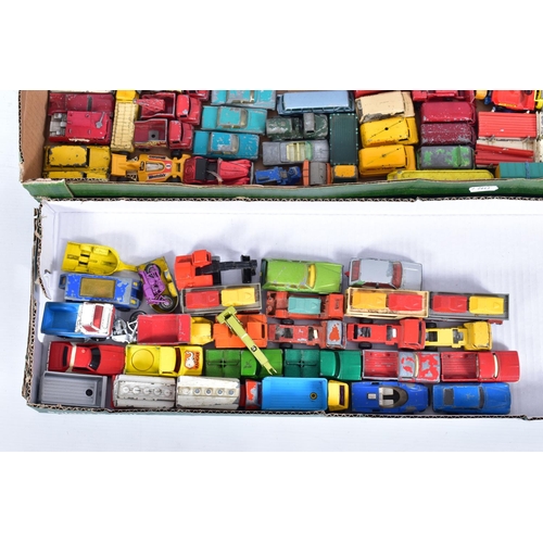 116 - A QUANTITY OF UNBOXED AND ASSORTED MAINLY MATCHBOX 1-75 SERIES MODELS, playworn condition, includes ... 