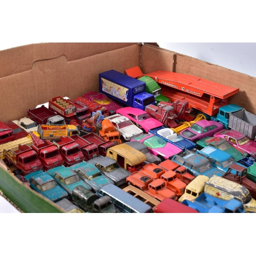 116 - A QUANTITY OF UNBOXED AND ASSORTED MAINLY MATCHBOX 1-75 SERIES MODELS, playworn condition, includes ... 