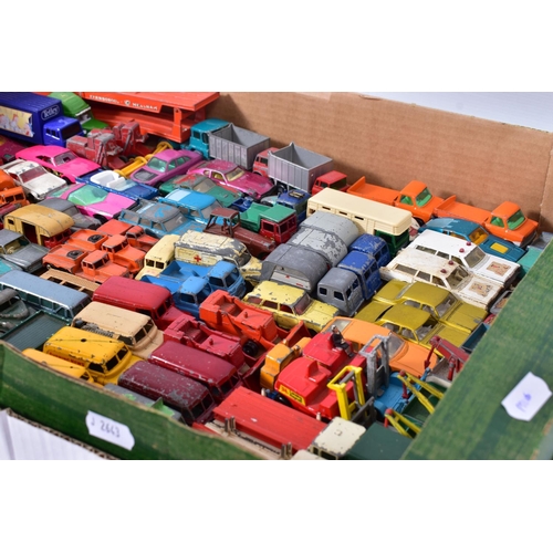 116 - A QUANTITY OF UNBOXED AND ASSORTED MAINLY MATCHBOX 1-75 SERIES MODELS, playworn condition, includes ... 