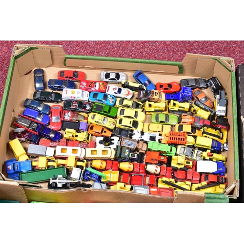 117 - A QUANTITY OF UNBOXED AND ASSORTED MODERN DIECAST VEHICLES, to include Matchbox, Corgi, Siku, Bburag... 