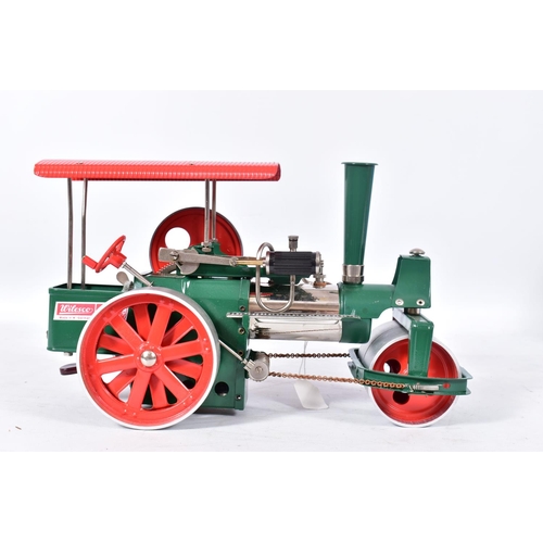 132 - A BOXED WILESCO LIVE STEAM ROLLER 'OLD SMOKY', No.D36, not tested, appears largely complete and in g... 