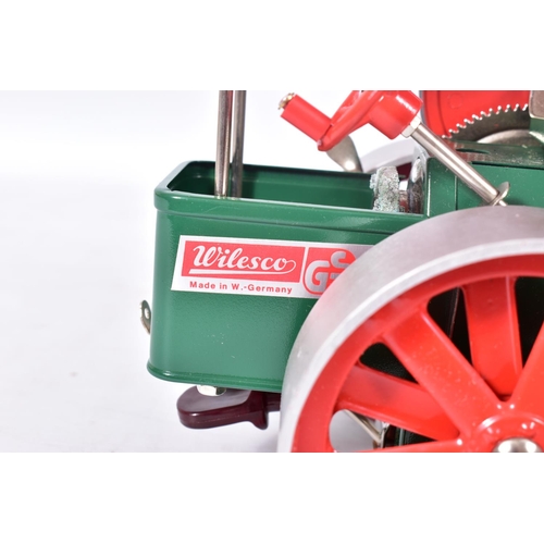 132 - A BOXED WILESCO LIVE STEAM ROLLER 'OLD SMOKY', No.D36, not tested, appears largely complete and in g... 