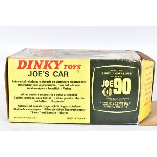 135 - A BOXED DINKY TOYS JOE 90 JOE'S CAR, No.102, missing flashing exhaust bulb but otherwise appears com... 