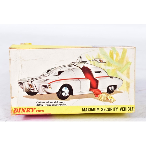 136 - A BOXED DINKY TOYS CAPTAIN SCARLET MAXIMUM SECURITY VEHICLE, No.105, playworn condition with minor p... 