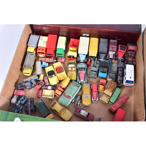 84 - A QUANTITY OF BOXED AND UNBOXED DIECAST VEHICLES, boxed items are mainly Matchbox Models of Yesterye... 