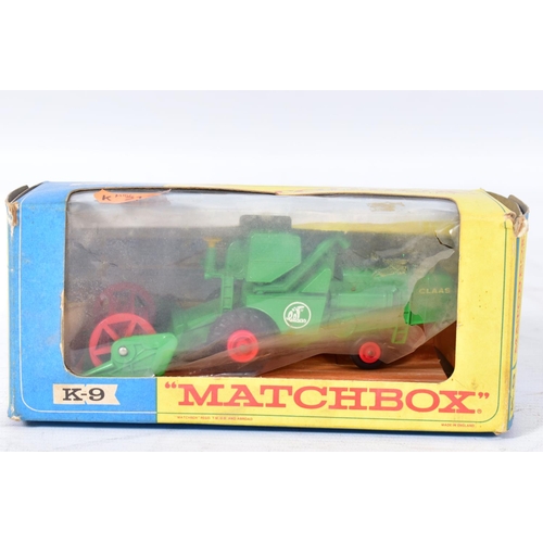 146 - THREE BOXED MATCHBOX KING SIZE AND SUPERKINGS MODELS, Super Kings Massey Ferguson Tractor & Trailer,... 