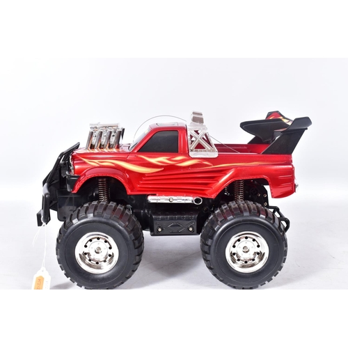 151 - A BOXED RADIO SHACK PLASTIC RADIO CONTROL HOT MACHINE PICK UP TRUCK, No.60-4188, not tested but appe... 