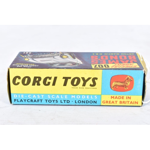 157 - AN EMPTY BOX FOR A CORGI TOYS JAMES BOND ASTON MARTIN D.B.5, No.261, box complete with inner pictori... 