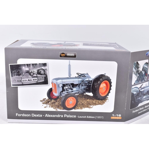 179 - A BOXED UNIVERSAL HOBBIES FORDSON DEXTA - ALEXANDRA PALACE - LAUNCH EDITION (1957), No.UH5315, 1/16 ... 