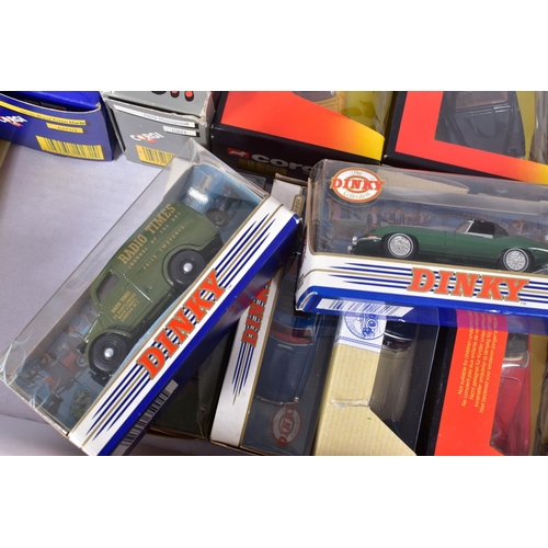 180 - A QUANTITY OF BOXED DIECAST VEHICLES, to include a quantity of later issue 1970's and 1980's Corgi a... 