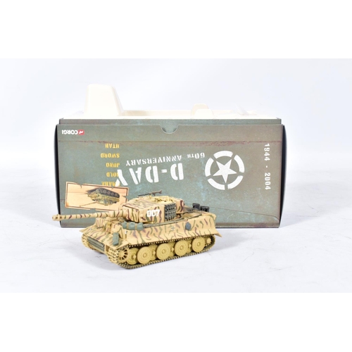 181 - SIX BOXED CORGI CLASSICS D-DAY 60TH ANNIVERSARY, WWII COLLECTION AND BATTLE OF THE BULGE GERMAN MILI... 