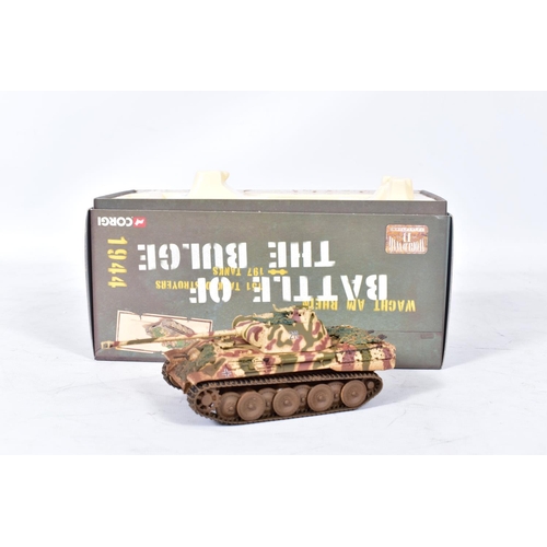 181 - SIX BOXED CORGI CLASSICS D-DAY 60TH ANNIVERSARY, WWII COLLECTION AND BATTLE OF THE BULGE GERMAN MILI... 