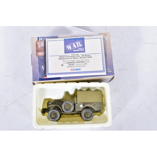 182 - SIX BOXED CORGI CLASSICS D-DAY 60TH ANNIVERSARY, WWII LEGENDS D-DAY 60TH ANNIVERSARY AND WWII COLLEC... 