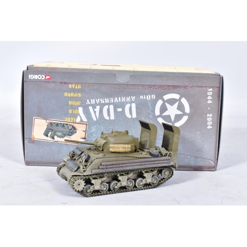 182 - SIX BOXED CORGI CLASSICS D-DAY 60TH ANNIVERSARY, WWII LEGENDS D-DAY 60TH ANNIVERSARY AND WWII COLLEC... 