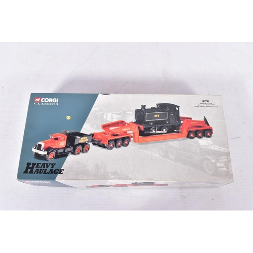 193 - THREE BOXED CORGI CLASSICS HEAVY HAULAGE SETS, No's. 13501, 31003 and 31007, all with limited editio... 