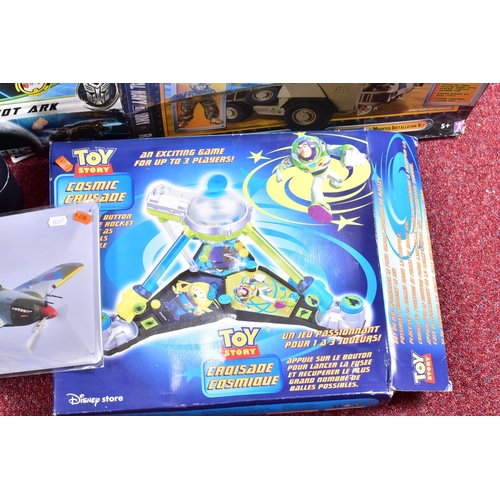 207 - A QUANTITY OF ASSORTED BOXED TOYS, Toy Story Cosmic Crusade game, Character Toys H.M. Armed Forces J... 