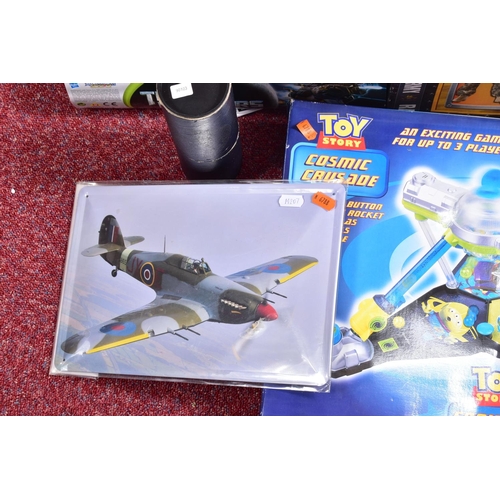 207 - A QUANTITY OF ASSORTED BOXED TOYS, Toy Story Cosmic Crusade game, Character Toys H.M. Armed Forces J... 