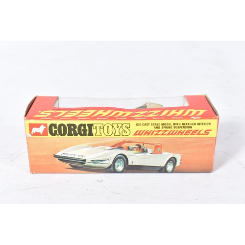 232 - FIVED BOXED CORGI TOYS WHIZZWHEELS SPORTS CAR MODELS, Ison Bros. Dragster 'Wild Honey', No.164, Alfa... 