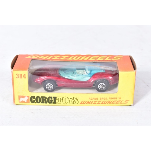 232 - FIVED BOXED CORGI TOYS WHIZZWHEELS SPORTS CAR MODELS, Ison Bros. Dragster 'Wild Honey', No.164, Alfa... 