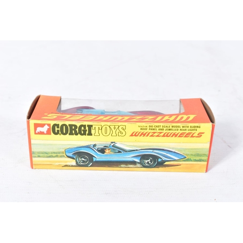 232 - FIVED BOXED CORGI TOYS WHIZZWHEELS SPORTS CAR MODELS, Ison Bros. Dragster 'Wild Honey', No.164, Alfa... 