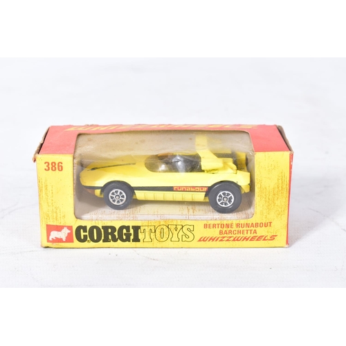 232 - FIVED BOXED CORGI TOYS WHIZZWHEELS SPORTS CAR MODELS, Ison Bros. Dragster 'Wild Honey', No.164, Alfa... 