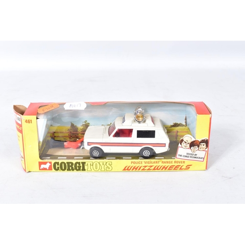 233 - THREE BOXED CORGI TOYS EMERGENCY SERVICES VEHICLES, Major Toys American LaFrance Aerial Rescue Truck... 