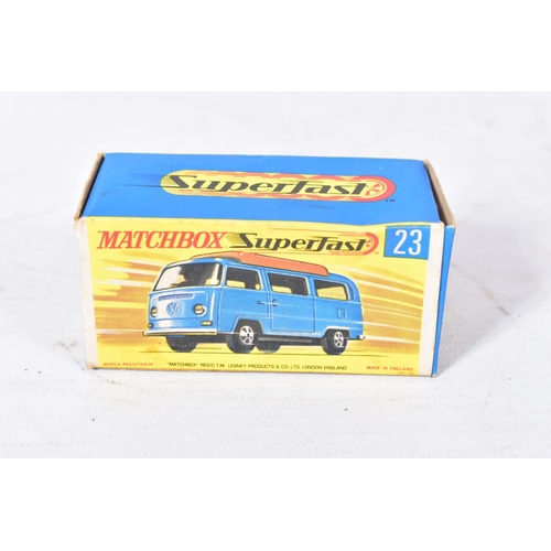 236 - TWO BOXED MATCHBOX 1-75 SERIES MODELS, ISO Grifo, No.14, Superfast issue with metallic blue body in ... 