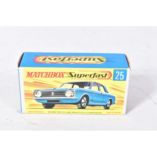 236 - TWO BOXED MATCHBOX 1-75 SERIES MODELS, ISO Grifo, No.14, Superfast issue with metallic blue body in ... 