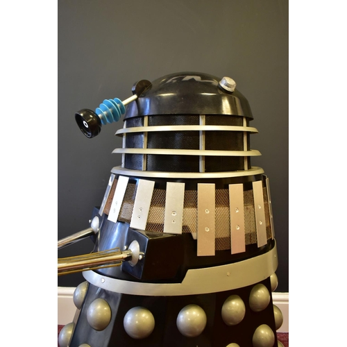 247 - A LARGE MODEL REPLICA DALEK, standing approximately 86cm tall, base approximately 46cm wide by 64cm ... 