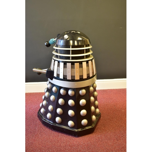 247 - A LARGE MODEL REPLICA DALEK, standing approximately 86cm tall, base approximately 46cm wide by 64cm ... 