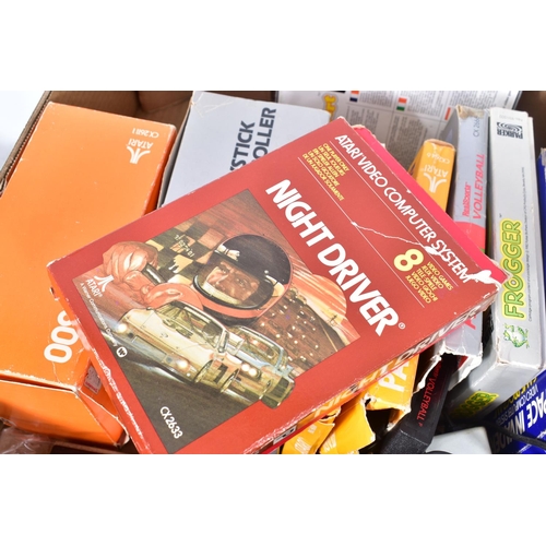 305 - A BOXED ATARI 2600, BOXED ATARI 2600 GAMES AND A TELESPORT GAME CONSOLE, boxed games include Space I... 