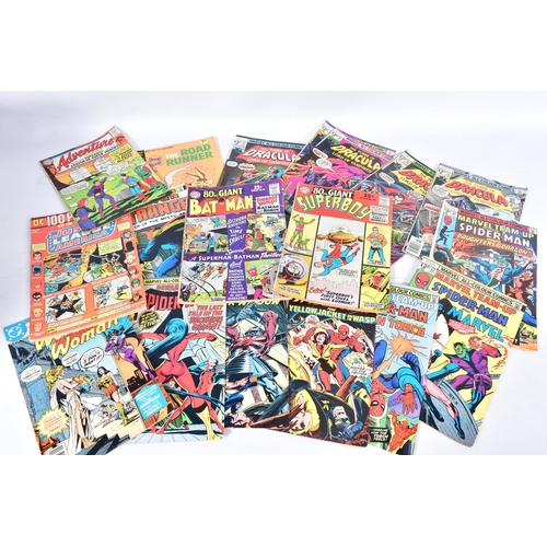 317 - A BOX OF COMICS, including small quantities of Ms. Marvel, Batman, Detective Comics, Superman, Actio... 