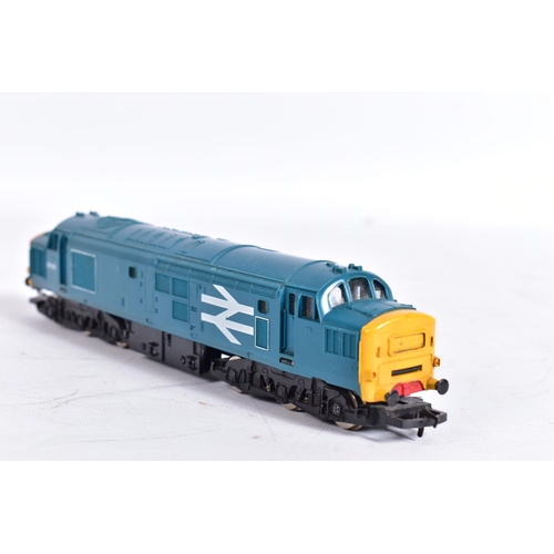 329 - FOUR UNBOXED HORNBY RAILWAYS OO GAUGE CLASS 37 LOCOMOTIVES, No's. D6975, repainted B.R. green livery... 