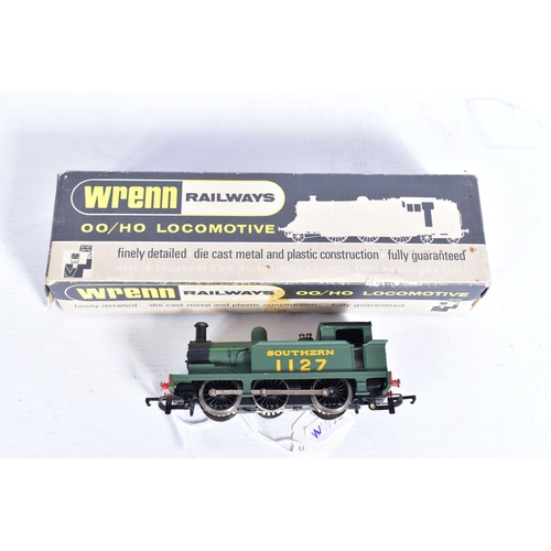 351 - A BOXED WRENN RAILWAYS OO GAUGE CLASS R1 TANK LOCOMOTIVE, No.1127, Southern green livery (W2207), wi... 