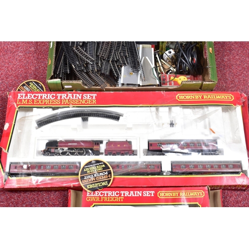 369 - TWO BOXED HORNBY RAILWAYS OO GAUGE MODEL RAILWAYS SETS, G.W.R. Freight Set, No.R783, comprising clas... 