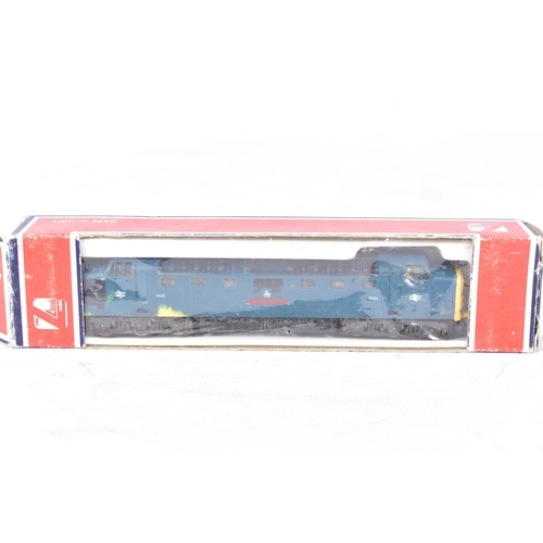 374 - THREE LIMA N GAUGE CLASS 55 DELTIC LOCOMOTIVES, 2 x unboxed 'Meld' No.D9003, B.R. two tone green liv... 