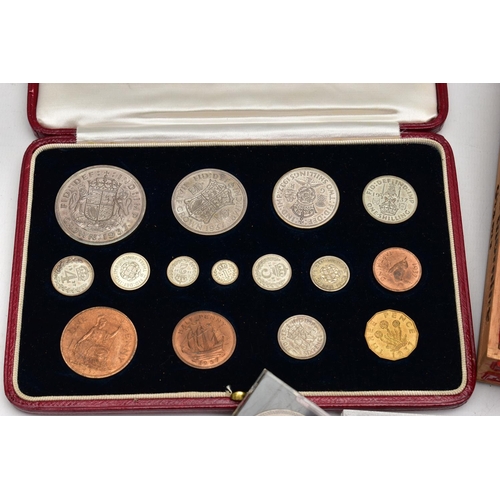 200 - A COLLECTION OF COINS AND BANKNOTES, to include a late 19th century Douglas and Isle of man bank one... 