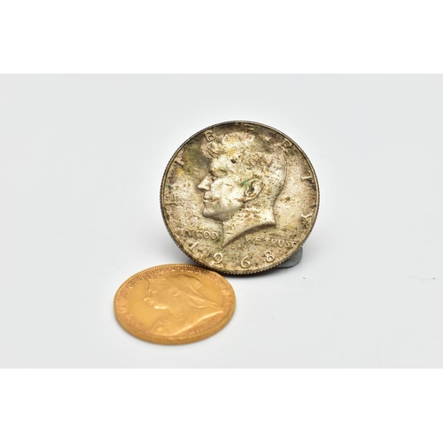 202 - A QUEEN VICTORIA FULL GOLD SOVEREIGN, veiled head 1898 full gold sovereign coin, approx. 8 gram toge... 