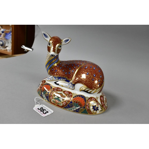 363 - A ROYAL CROWN DERBY DEER, designed by John Ablitt, a Guild Member's Exclusive, introduced in 1994, g... 