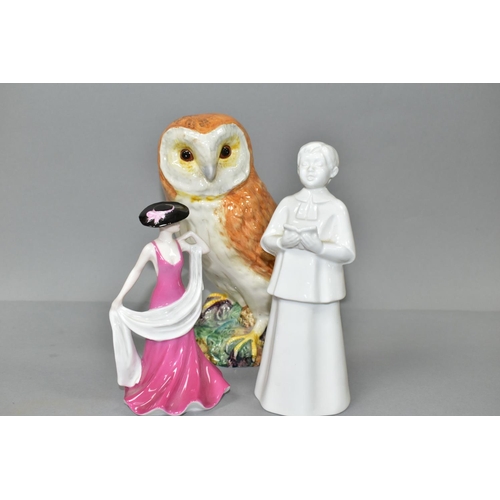 388 - A BESWICK SPIRIT OF FIRE, NO.2829, GREY MATT AND THREE OTHER FIGURES, comprising Beswick Barn Owl, N... 