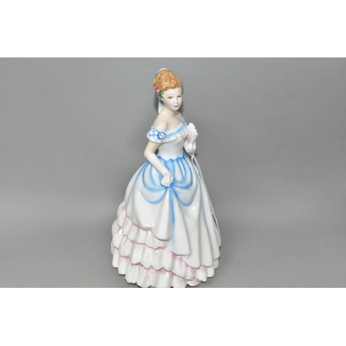 405 - FIVE ROYAL DOULTON FIGURINES, comprising Claire HN3646, Take Me Home HN3662, Beth HN4156, Rosie HN40... 