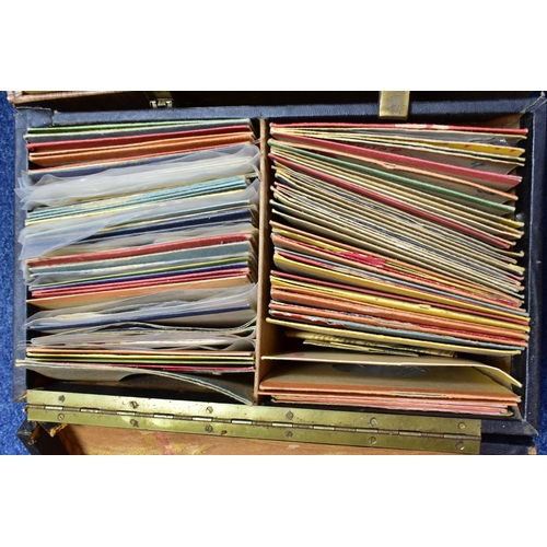 429 - TWO BOXES OF VINYL SINGLES AND 45s, square dance, country and western, and hillbilly music, approxim... 