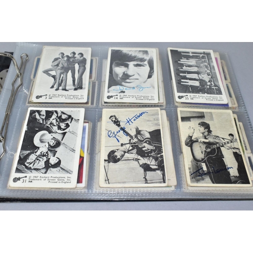 445 - A BOX OF CIGARETTE AND TRADING CARDS, mostly football related, two partially filled 1970s football s... 