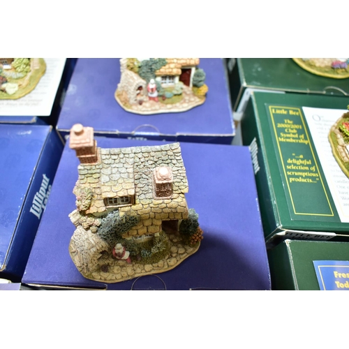 502 - FIFTY SIX LILLIPUT LANE SCULPTURES FROM COLLECTORS CLUB, ANNIVERSARY AND SYMBOL OF MEMBERSHIP COLLEC... 