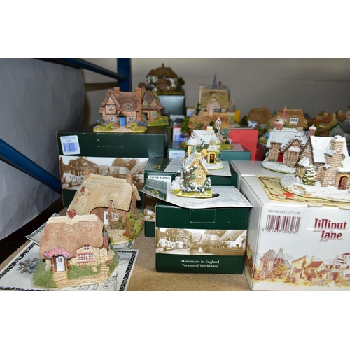 557 - FORTY ONE LILLIPUT LANE SCULPTURES FROM VARIOUS COLLECTIONS, mostly boxed and with deeds, comprising... 