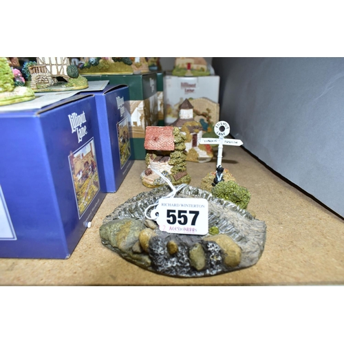 557 - FORTY ONE LILLIPUT LANE SCULPTURES FROM VARIOUS COLLECTIONS, mostly boxed and with deeds, comprising... 