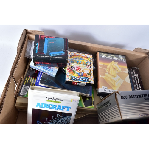 306 - BOXED COMMODORE 64, BOXED ZX81, GAMES AND ACCESSORIEs, games include Labyrinth,  Turrican, Flimbo's ... 