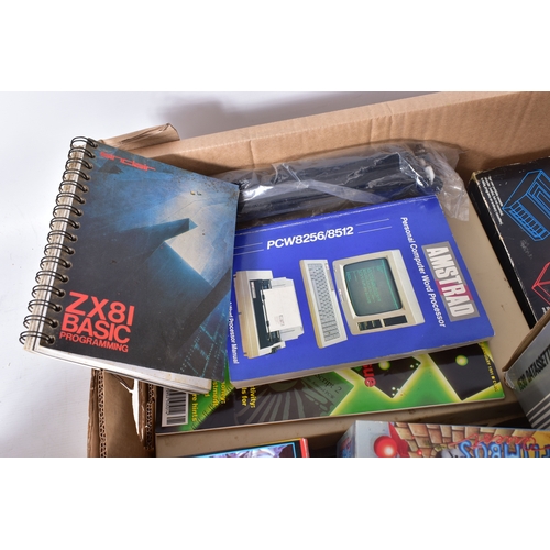 306 - BOXED COMMODORE 64, BOXED ZX81, GAMES AND ACCESSORIEs, games include Labyrinth,  Turrican, Flimbo's ... 