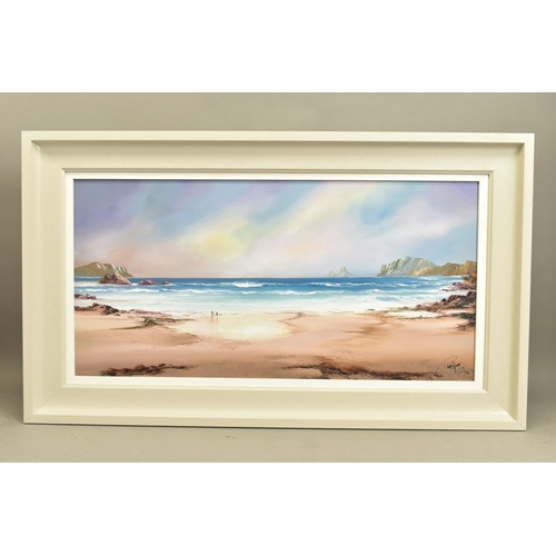 307 - PHILIP GRAY (IRELAND 1959) 'PEACEFUL SHORES', a signed limited edition print depicting a coastal lan... 